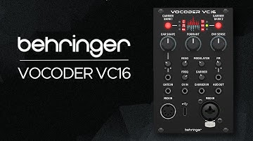 Behringer Vocoder VC16 Module Demo Video (no talking - well, sort of)