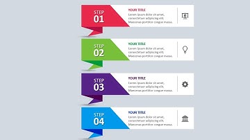 4 Steps Infographic Slide in PowerPoint