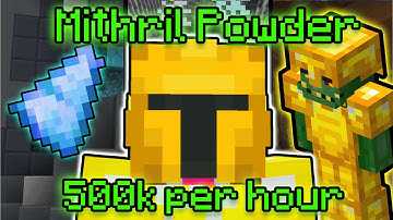 Mithril Powder Guide For Dummies…. | Hypixel Skyblock Guide