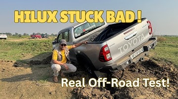 Toyota Hilux Stuck in Deep Mud! Off-Road Recovery Adventure | Baba Wanderer