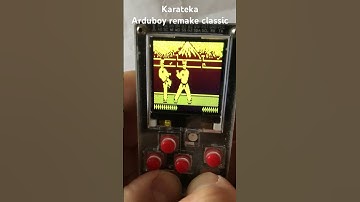 Karateka  on ESPboy - Arduboy classic game remake #retrogaming #retro #DIY #ESPboy #Arduino #ESP8266