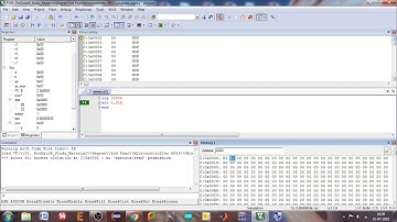 Analysing the Debugging Window of Keil u5