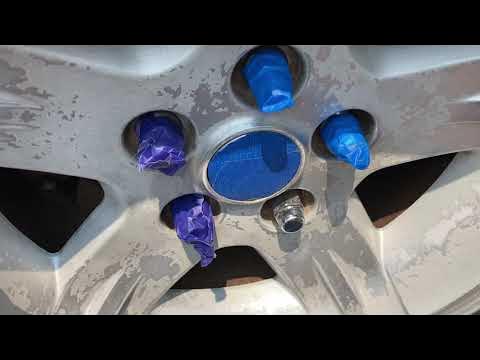 How to paint your wheels while on the vehicle. Hope it helps you. - YouTube