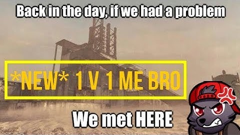 *NEW* 1v1 ME BRO MODERN WARFARE GAME MODE! MADE HIM RAGE QUIT! 😈