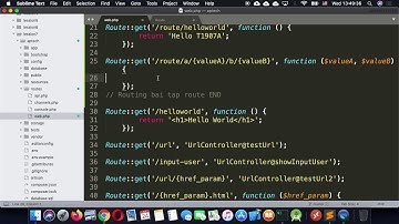 Phần 4 | Học Laravel qua ví dụ + Full Code + Toàn Tập  + Hướng dẫn tìm hiểu route Laravel