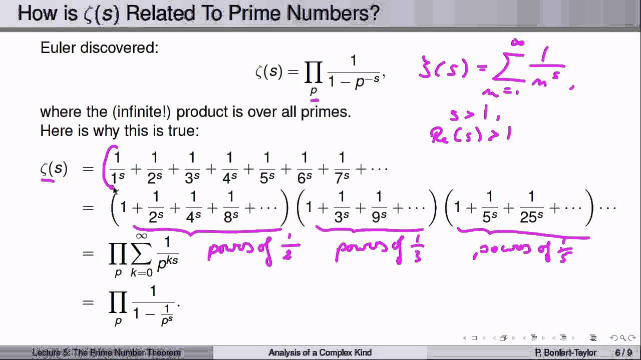 Week6Lecture5: The Prime Number Theorem - YouTube