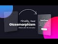 Real Glassmorphism Card Hover Effects | Html CSS Glass morphism  Effects