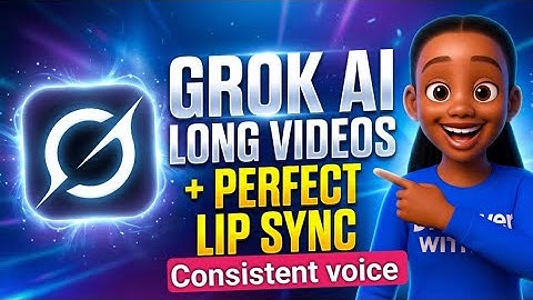 Grok AI: Create Long Videos With Perfect Lip Sync & Consistent Voice #ai #grok 