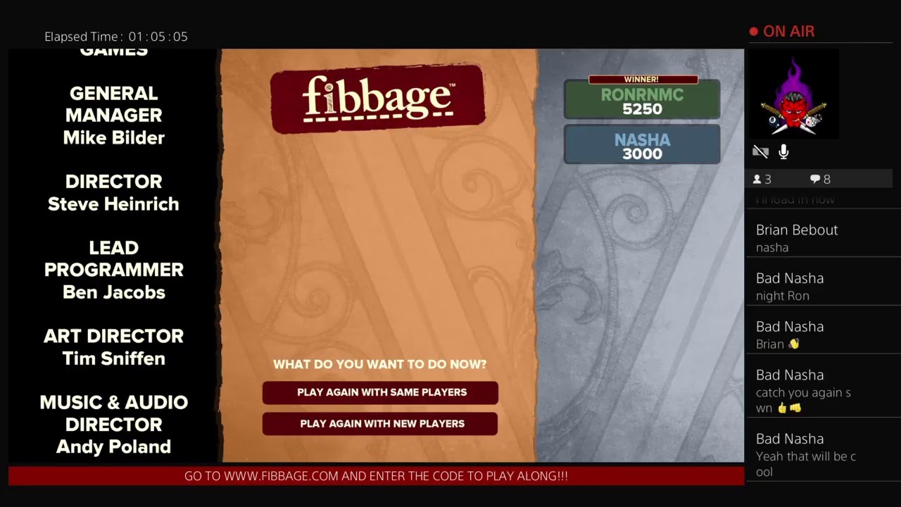 fibbage game joins fibbage game joins