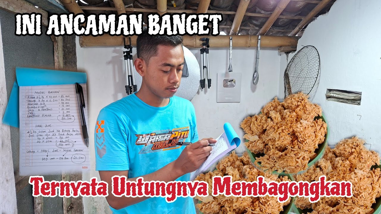 YAKIN MAU IKUT JUALAN || BIKIN AYAM KENTUCKY KRISPY KRIBO TIPIS UNTUNG NYA JUGA NIPIS 