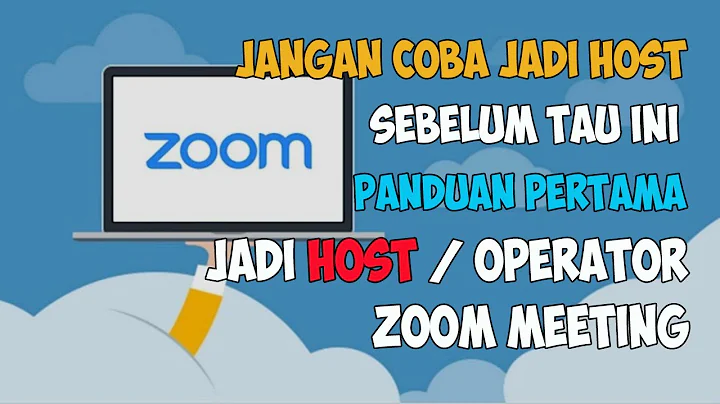 ZOOM MEETING CARA OPERASIKAN JADI HOST PANDUAN LEN...