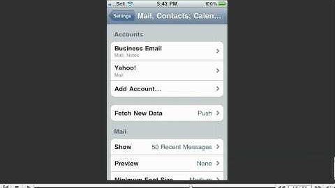 How to setup a Yahoo! email account on your iPhone - Canadian Web Hosting