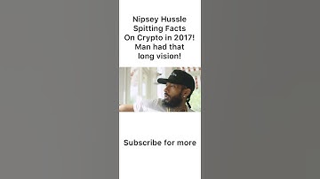 Nipsey Hussle on Crypto Currency in 2017! What happens when crypto becomes mainstream!
