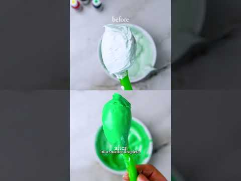 One tool creates darker buttercreams