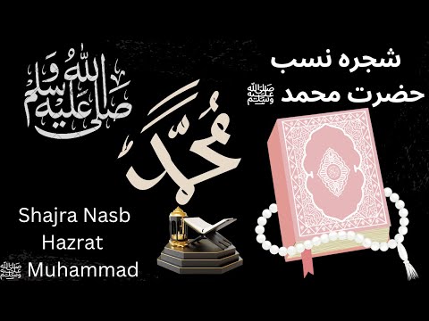 Shajra Nasb Hazrat Muhammad ﷺ شجرہ نسب حضرت محمد