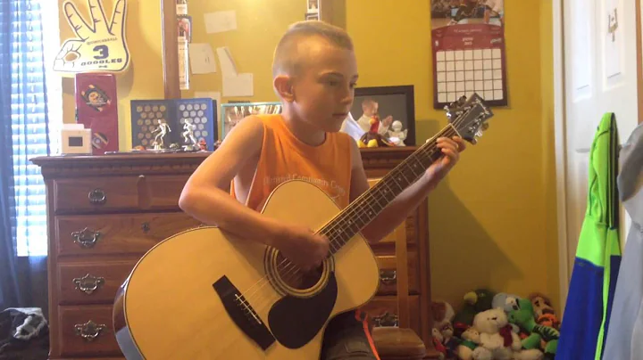 8 year old Jimmy Rosol playing Old Man by Neil Young