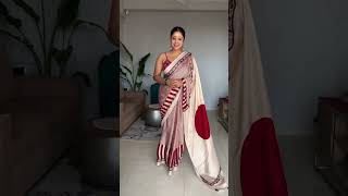 Printed Satin Saree Available On Indiamart
