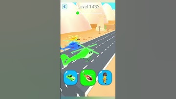 Shape shifting game Play beamng drive Funny Race Walkthrough Level No - 1432