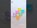 DIY cute 3D stickers slime craft💛🩵🩷💚💜🧡