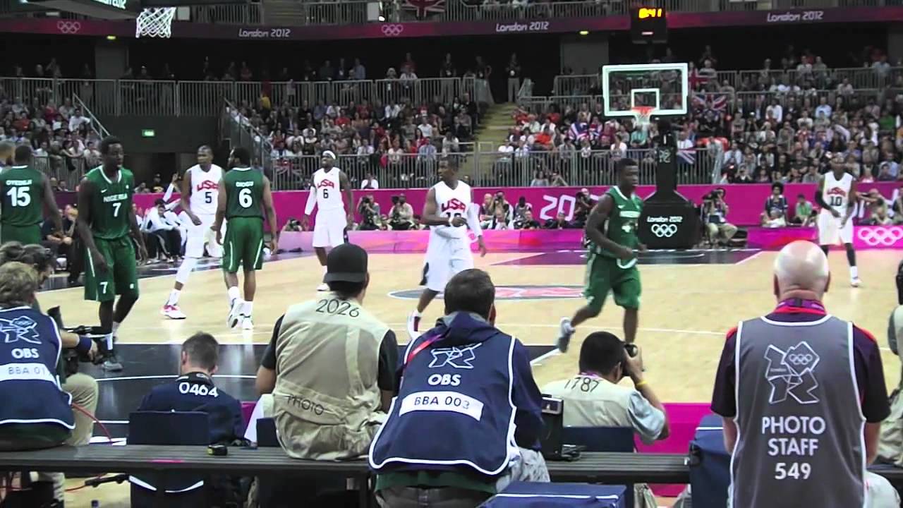 USA vs Nigeria - Olympic Basketball 2012 Highlights - YouTube