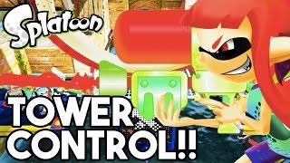 TOWER CONTROL NEW MODE!! Splatoon Gameplay Walkthrough - Multiplayer (Wii U 1080p)