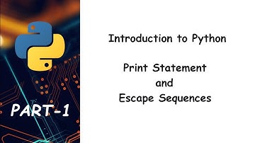 Python Tutorial | Print Statement, Comments and Escape Sequences | In Urdu
