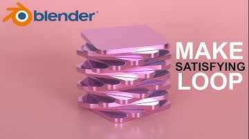 Sci-fie satisfying animation in blender 2.93