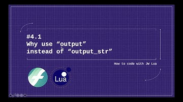 JW Lua 4.1: Why Not Use "output_str"? | Finale Superuser