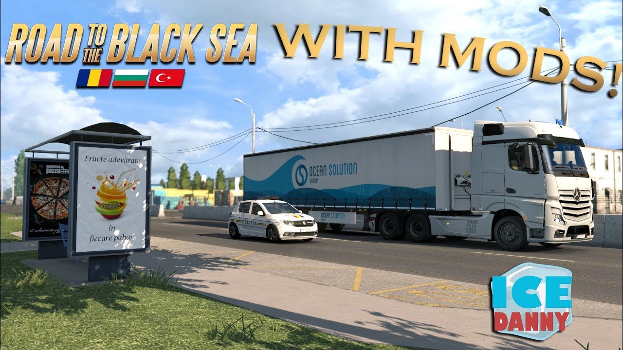 Ets2 Road To The Black Sea Playing With Mods Euro Truck Simulator 2 Youtube