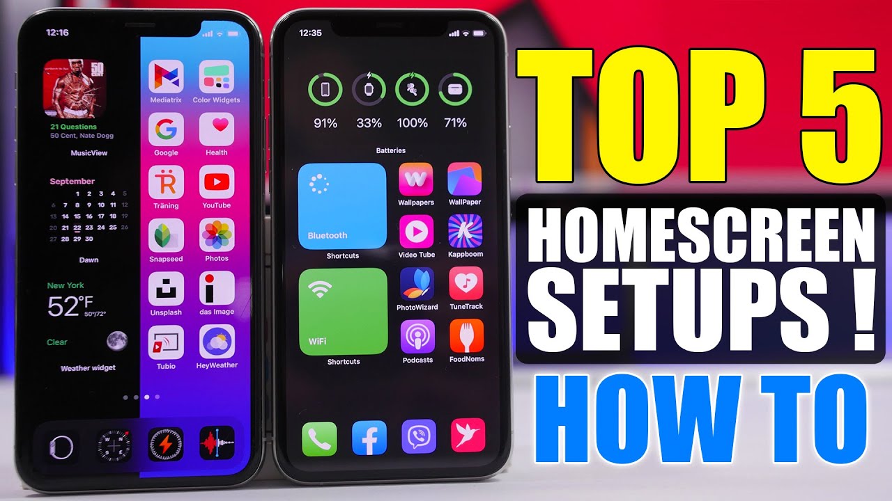 cool ios 14 home screen ideas