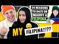 34 Reasons to Date & Marry a Filipina 🇵🇭 | Dating Tips | CRINGY NARRATOR! | HONEST REACTION