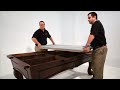 How to assemble and install your Majestic Billiards slate pool table