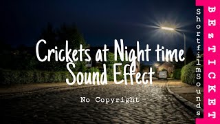 Crickets at night time sound effect ...