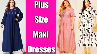 Beautiful Maxi Dresses Ideas For Plus Size Girls || Plus Size Maxi Dresses || by Look Stylish