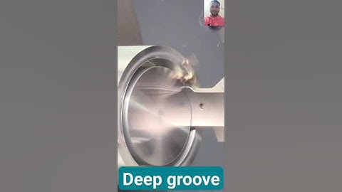 turning 40mm deep groove cnc machine#shortvideo #reactionvideo #shorts