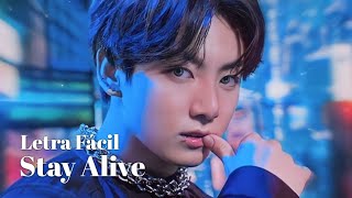 JUNGKOOK (BTS) - STAY ALIVE (Prod. SUGA) (Letra Fácil / Pronunciación Fácil / Easy Lyrics)