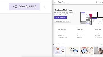 How to Join a GeoGebra Class (Method 2)