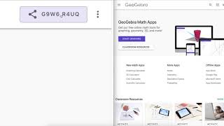 How to Join a GeoGebra Class (Method 2)