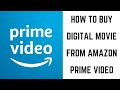 How to buy a digital movie from amazon prime