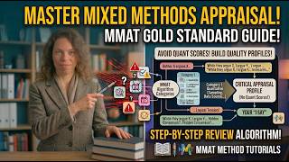 How to Use MMAT (Mixed Methods Appraisal Tool) for Systematic Reviews!