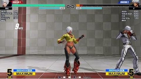 KOF XV Angel reset and mixup corner combo