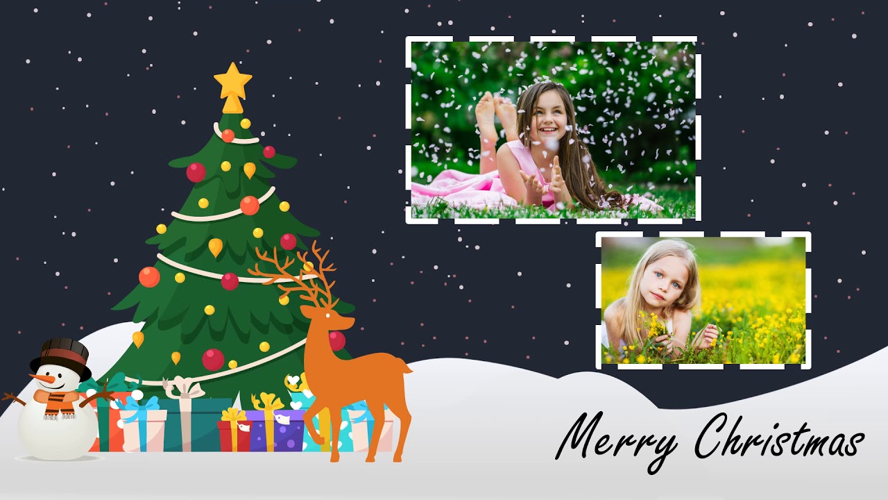 Download Animated Christmas PowerPoint Greeting Card - YouTube Animated Christmas Powerpoint Backgrounds