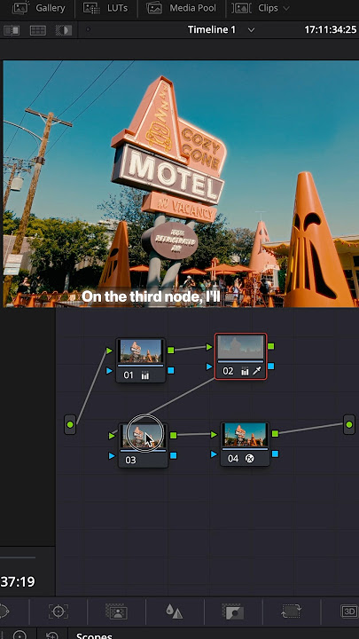 Color Grading Tutorial 🎨 #davinciresolve #dehancer #djiosmopocket3 #colorgrading #cinematicvideo
