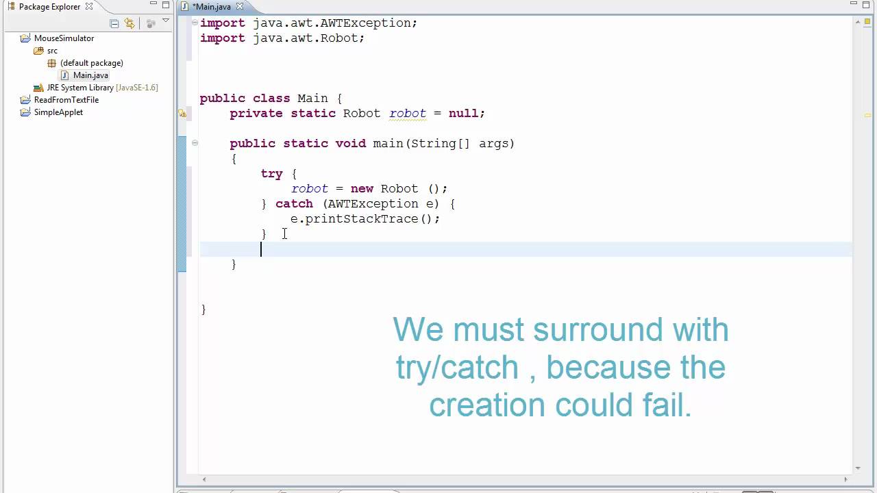 Java click. Click element at coordinates Robot Framework. Player Movement and Keyboard input java.