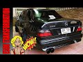 W124 E500 TRANSFORMATION amg  body kit brabus v8 mercedes w124 c124 w140 w126 w201 w123 r129 r170