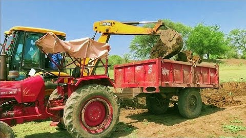 JCB 3DX Breaker with Bucket Mitti Loading rock New Mahendra Tractor | JCB | JCB Video | JCV Gadi