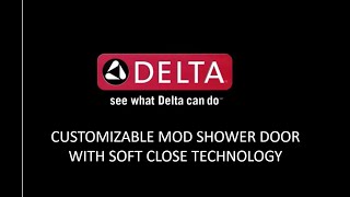 Customizable Mod Style Shower Door with Soft Close Technology screenshot 5