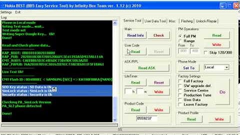 Video Tutorial BB5 Easy Service Tool  Video REPAIR SUPER DONGLE