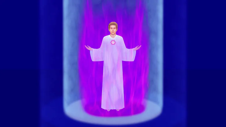 I AM A Being Of Violet Fire Decree Visualization