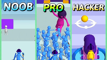 NOOB VS PRO VS HACKER - Join Clash - Gameplay Videos - Join Clash 3d -  Join Clash Game